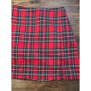 Brandy Melville plaid pleat skirt OS